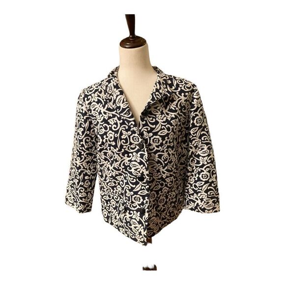 Liz Claiborne Designer Brocade Jacket - Picture 6 of 11
